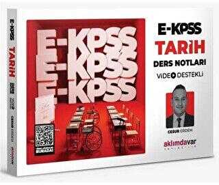 Aklımdavar Yayıncılık EKPSS Tarih Video Destekli Ders Notları