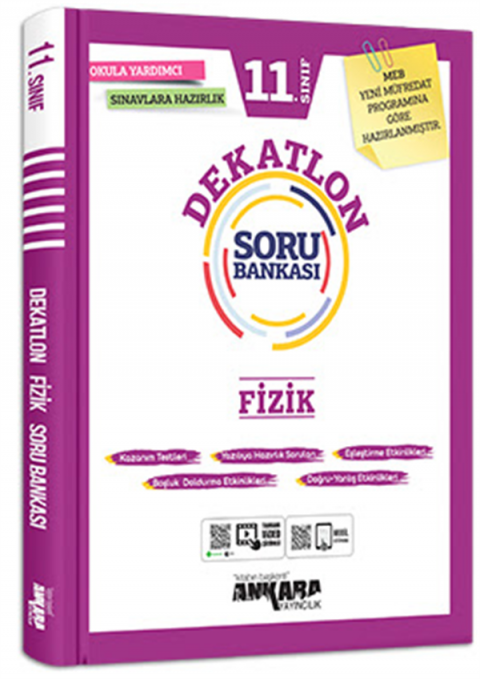 Ankara Yayıncılıık 11. Sınıf Fizik Dekatlon Soru Bankası