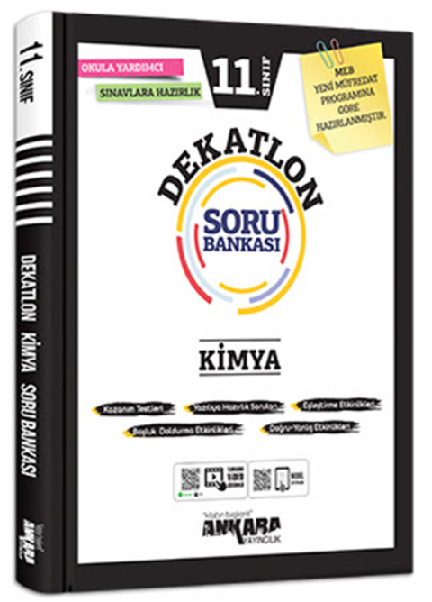 Ankara Yayıncılık 11. Sınıf Kimya Dekatlon Soru Bankası