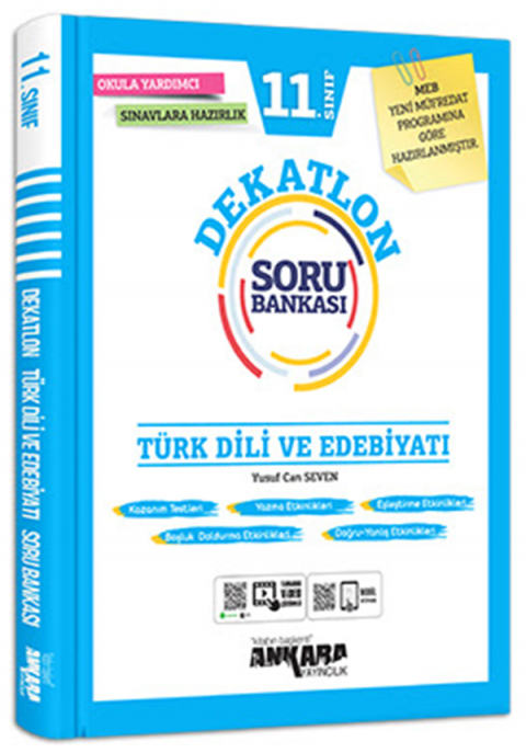 Ankara Yayıncılık 11.Sınıf Türk Dili Ve Edebiyatı Dekatlon Soru Bankası