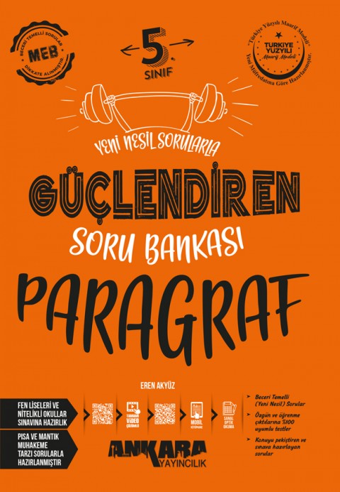 Ankara Yayıncılık 5. Sınıf Güçlendiren Paragraf Soru Bankası