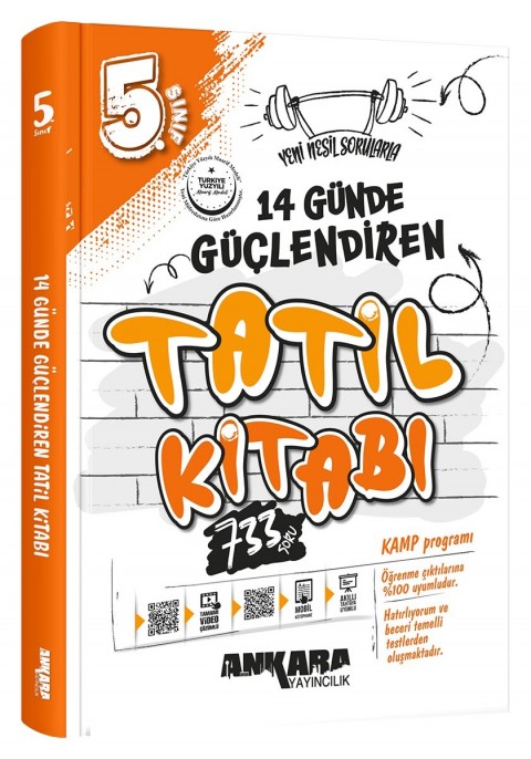 Ankara Yayıncılık 5.Sınıf 14 Günde Güçlendiren Tatil Kitabı