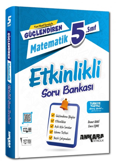Ankara Yayıncılık 5.Sınıf Güçlendiren Matematik Etkinlikli  Soru Bankası