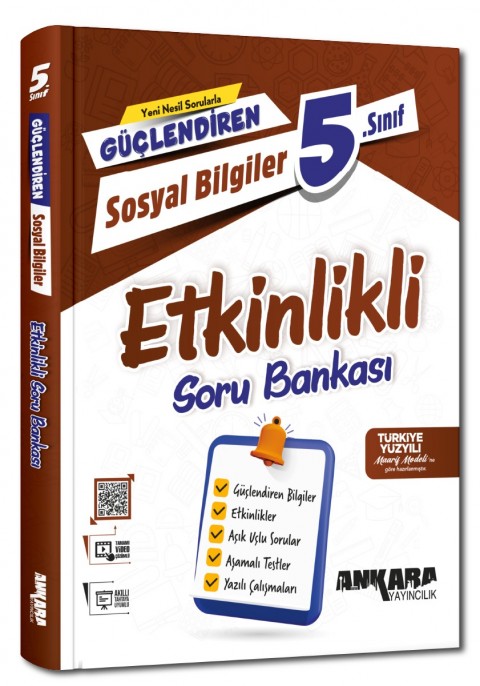 Ankara Yayıncılık 5.Sınıf Güçlendiren Sosyal Bilgiler Etkinlikli Soru Bankası