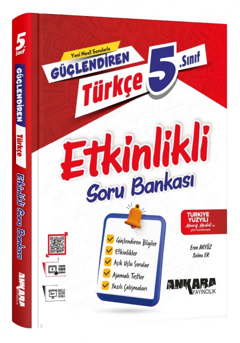 Ankara Yayıncılık 5.Sınıf Güçlendiren Türkçe Etkinlikli  Soru Bankası