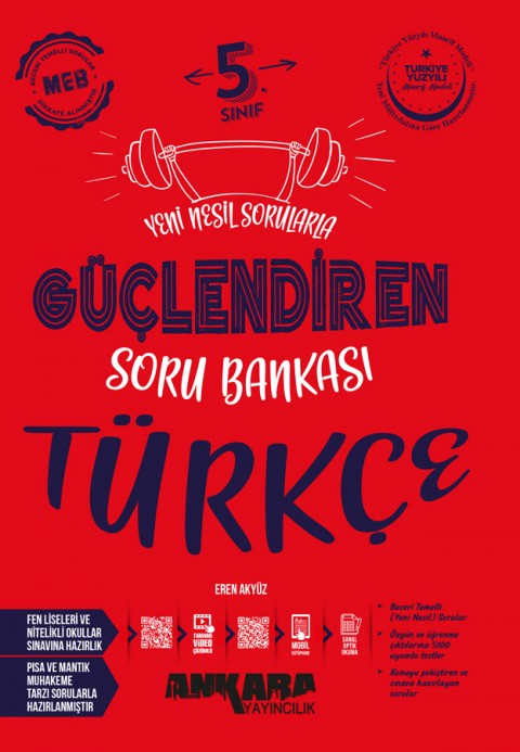 Ankara Yayıncılık 5.Sınıf Türkçe Güçlendiren Soru Bankası