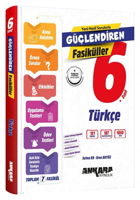 Ankara Yayıncılık 6. Sınıf Güçlendiren TürkçeFasiküller
