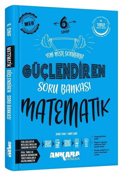 Ankara Yayıncılık 6. Sınıf Matematik Güçlendiren Soru Bankası