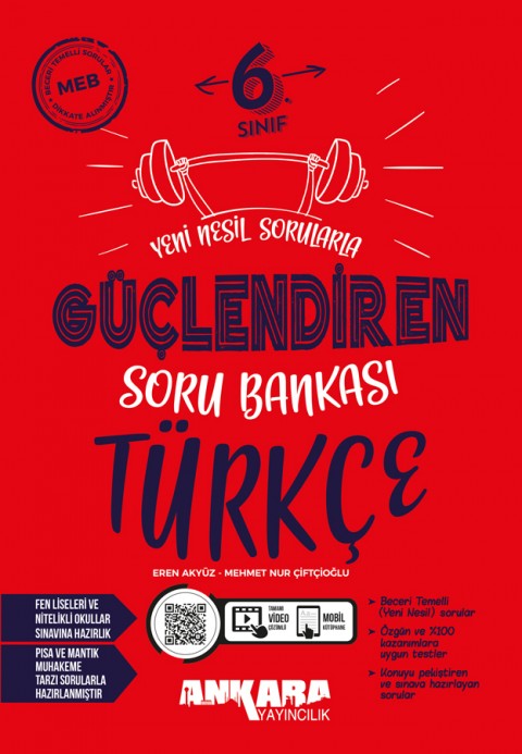 Ankara Yayıncılık 6. Sınıf Türkçe Güçlendiren Soru Bankası Soru