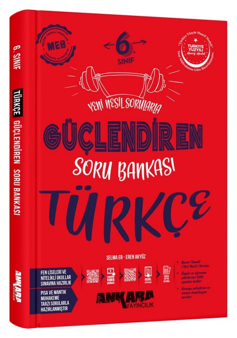 Ankara Yayıncılık 6. Sınıf Türkçe Güçlendiren Soru Bankası Soru