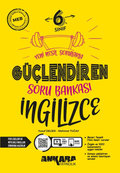 Ankara Yayıncılık 6.Sınıf Güçlendiren İngilizce Soru Bankası