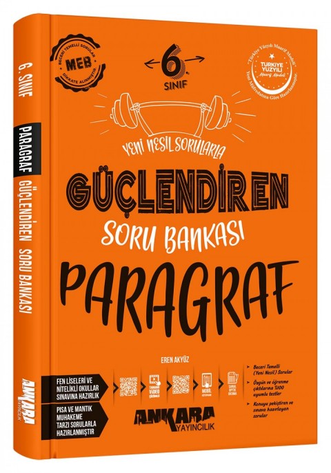 Ankara Yayıncılık 6.Sınıf Paragraf Güçlendiren Soru Bankası