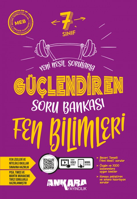 Ankara Yayıncılık 7. Sınıf Güçlendiren Fen Bilimleri Soru Bankası