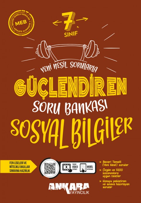 Ankara Yayıncılık 7. Sınıf Güçlendiren Sosyal Bilgiler Soru Bankası