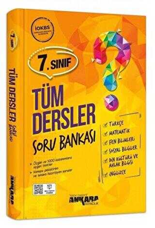 Ankara Yayıncılık 7. Sınıf Tüm Dersler Soru Bankası
