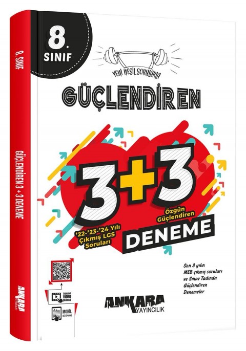 Ankara Yayıncılık 8. Sınıf Güçlendiren 3+3 Deneme