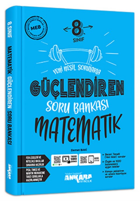Ankara Yayıncılık 8. Sınıf Güçlendiren Matematik Soru Bankası