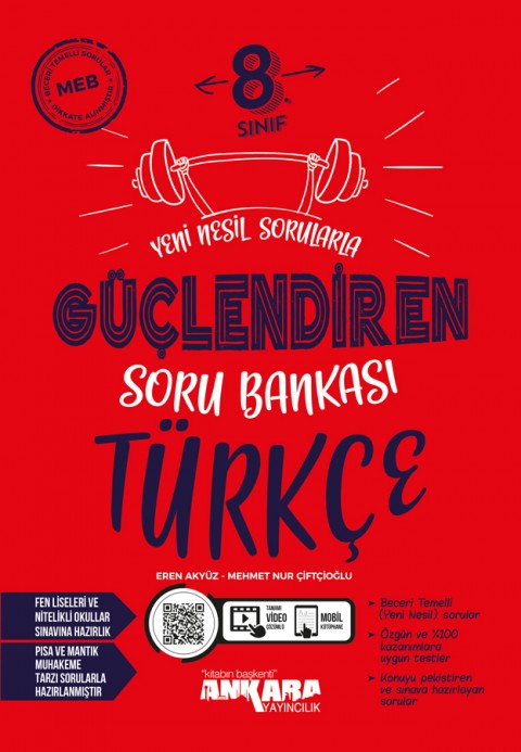 Ankara Yayıncılık 8. Sınıf Güçlendiren Türkçe Soru Bankası