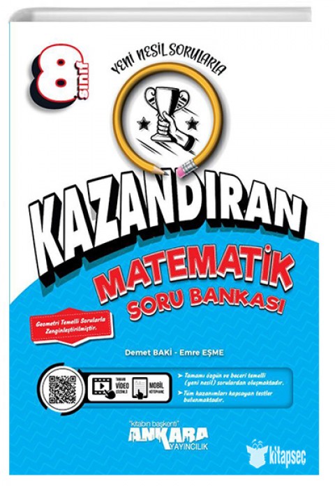 Ankara Yayıncılık 8. Sınıf Kazandıran Matematik Soru Bankası