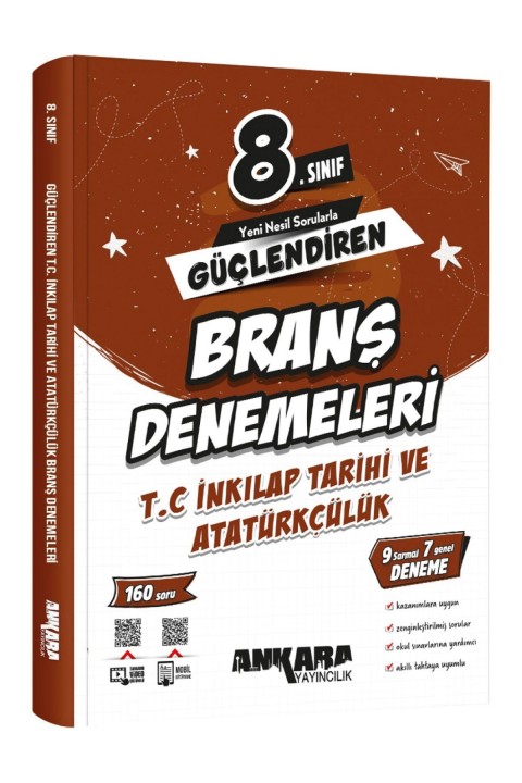 Ankara Yayıncılık 8. Sınıf Lgs Branş Denemeleri 4lü Set