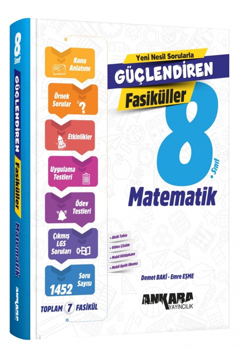 Ankara Yayıncılık 8. Sınıf Matematik Güçlendiren Fasikül