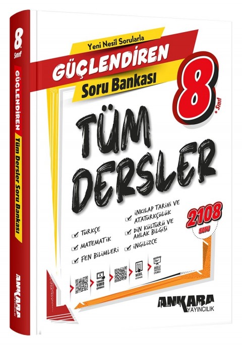 Ankara Yayıncılık 8 Sınıf Tüm Dersler Soru Bankası