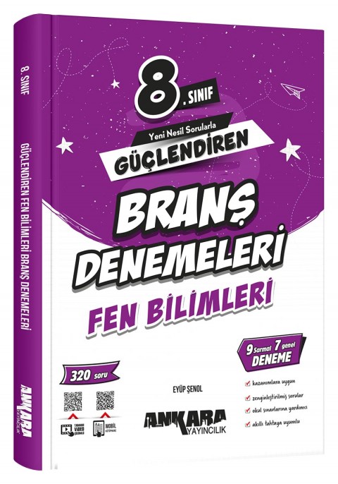 Ankara Yayıncılık 8.Sınıf Güçlendiren Fen Bilimleri Branş Denemeleri