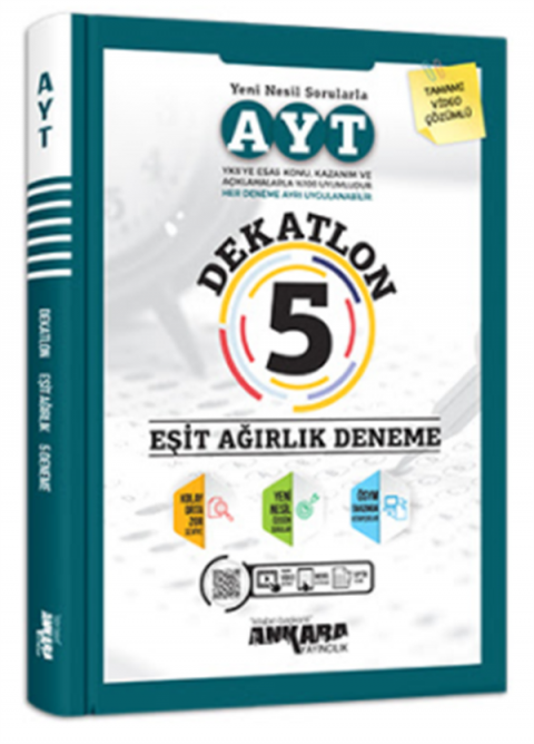 Ankara Yayıncılık AYT Dekatlon 5 Eşit Ağırlık Deneme