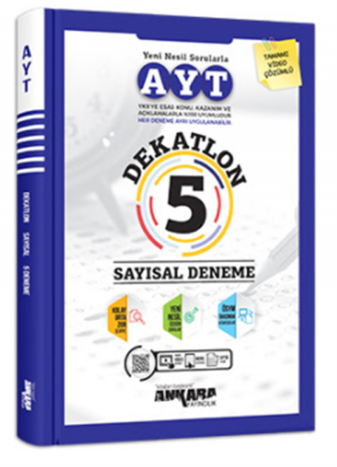 Ankara Yayıncılık AYT Dekatlon 5 Sayısal Deneme