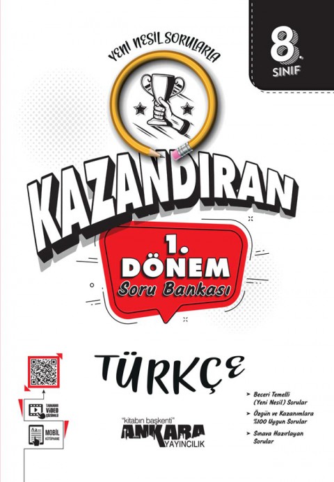 Ankara Yayıncılık LGS 1.Dönem Kazandıran Türkçe Soru Bankası