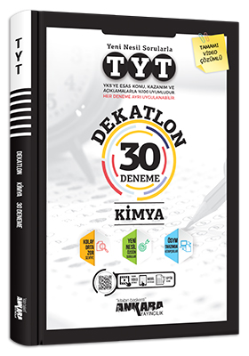 Ankara Yayıncılık TYT Dekatlon Kimya 30 Deneme