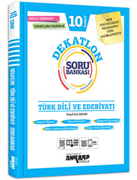 Ankara yayıncılık 10.Sınıf Türk Dili Ve Edebiyatı Dekatlon Soru Bankası