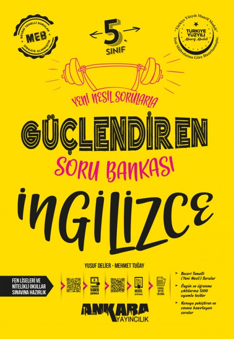 Ankara yayıncılık 5. Sınıf Güçlendiren İngilizce Soru Bankası