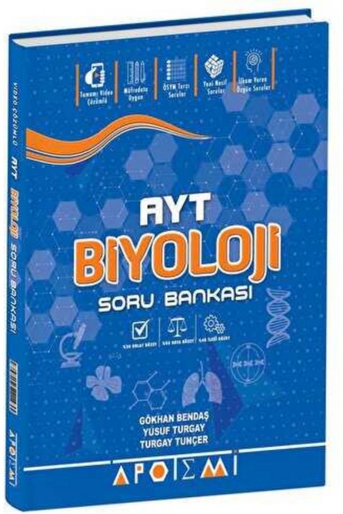 Apotemi Yayınları Apotemi YKS AYT Biyoloji Soru Bankası