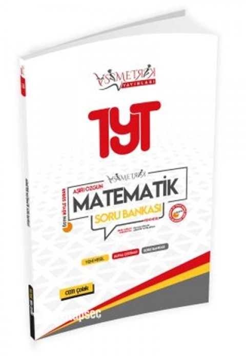 Asimetrik Yayınları 2024 Yeni Sistem YKS-TYT Asimetrik Matematik Dijital Çözümlü Soru Bankası