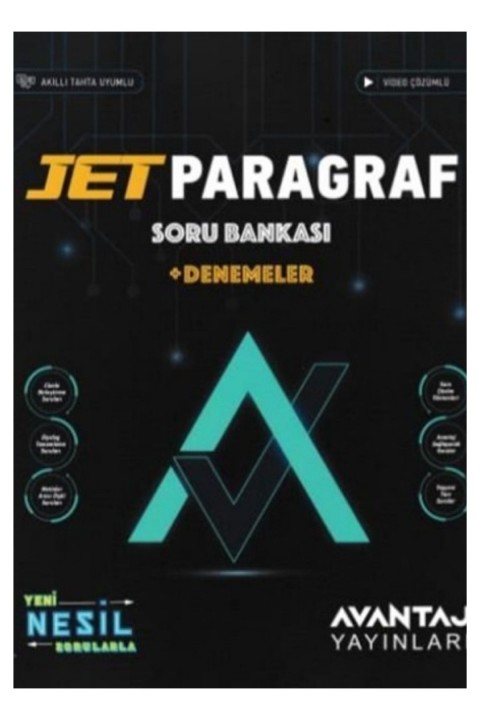 Avantaj Yayınları TYT AYT Jet Paragraf Soru Bankası Denemeler