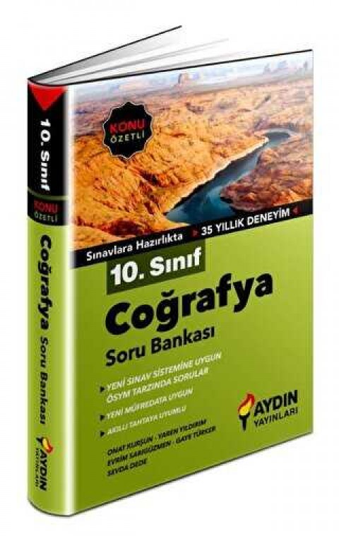 Aydın Yayınları 10. Sınıf Coğrafya Konu Özetli Soru Bankası