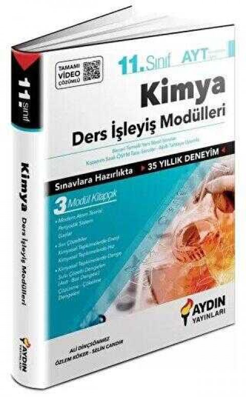 Aydın Yayınları 11. Sınıf Aydın Kimya Ders İşleyiş Modülleri