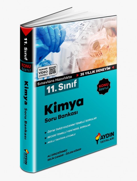 Aydın Yayınları 11. Sınıf Kimya Konu Özetli Soru Bankası