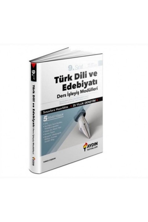 Aydın Yayınları 9. Sınıf Aydın Türk Dili ve Edebiyatı Ders İşleyiş Modülleri