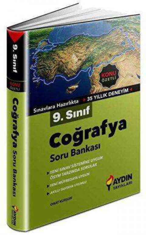 Aydın Yayınları 9. Sınıf Coğrafya Konu Özetli Soru Bankası