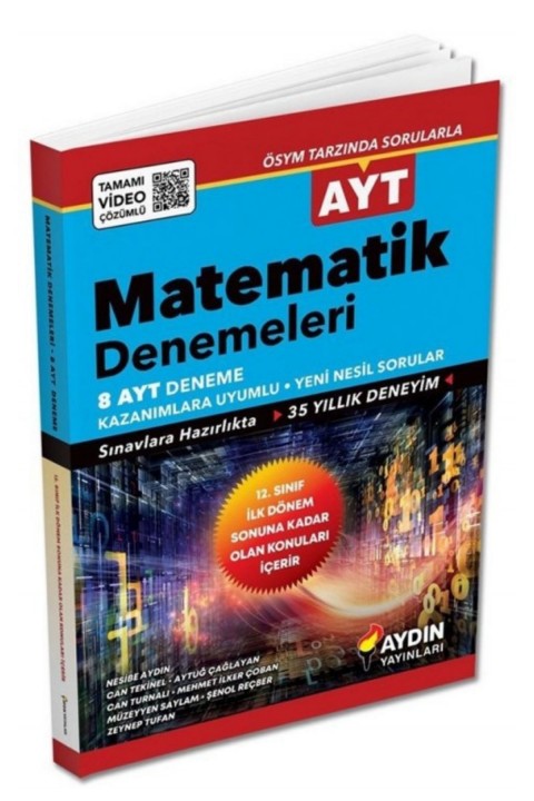 Aydın Yayınları AYT Matematik 8 Deneme