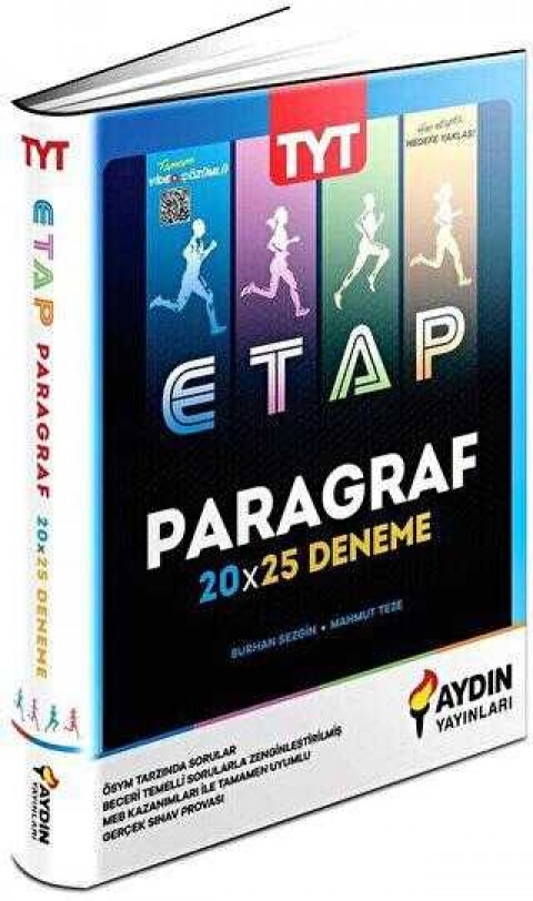 Aydın Yayınları TYT Paragraf ETAP 20 x 25 Deneme