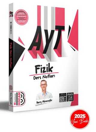 Benim Hocam Yayınları 2024 AYT Fizik Ders Notları
