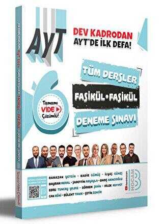 Benim Hocam Yayınları 2024 AYT Tüm Dersler Tamamı Video Çözümlü Fasikül Fasikül Deneme Sınavı