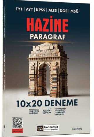 Benzersiz Akademi Yayınları TYT AYT KPSS ALES DGS MSÜ Hazine Paragraf 10 x 20 Deneme