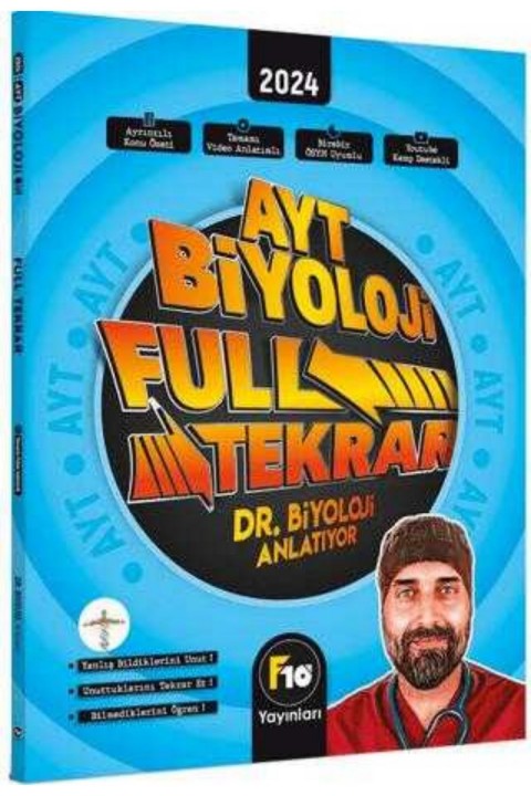 Biyoloji AYT Biyoloji Full Tekrar Video Ders Kitabı