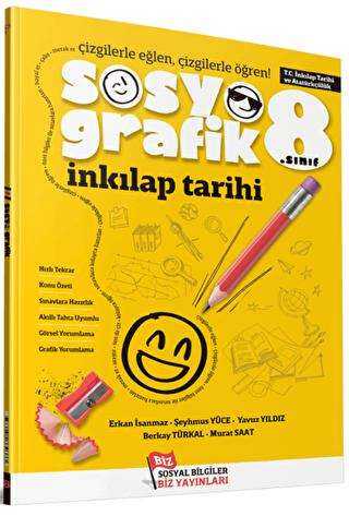 Biz Yayınları 8. Sınıf LGS İnkılap Tarihi Sosyografik Çizgilerle Öğrenme