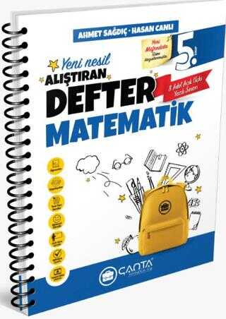 Çanta Yayınları 5. Sınıf Matematik Okula Yardımcı Alıştıran Defter