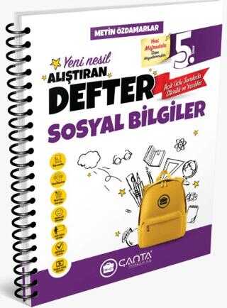 Çanta Yayınları 5. Sınıf Sosyal Bilgiler Okula Yardımcı Alıştıran Defter